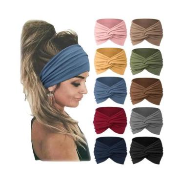 Imagem de Bandana de Yoga Elástica para Mulheres - Estilo Boêmio, Tamanho serve 