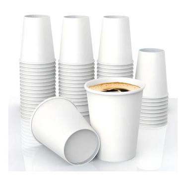 Imagem de Copo de Papel 180ml Branco Descartável Papel Biodegradável B - Congrat