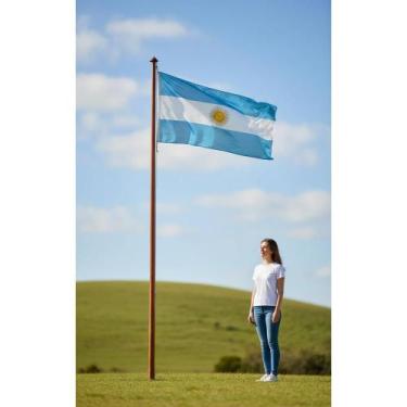 Imagem de Bandeira Argentina 1,50x0,90m - Cores Vivas e Durabilidade - Congratul