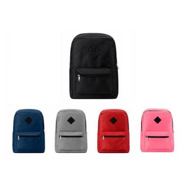 Imagem de Mochila Escolar e Casual Unissex  Impermeável  Poliéster Resistente Al