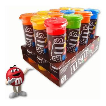 Imagem de Kit 12 Tubos M&m's Chocolate Ao Leite 30g Confeitos Colorido