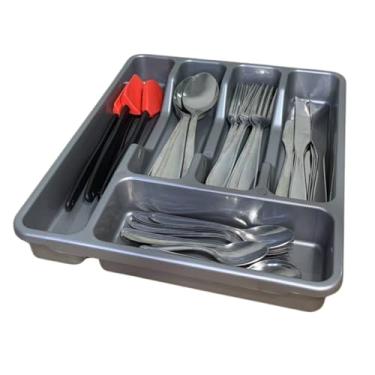 Imagem de Organizador/Suporte/Separador de Talheres para Gaveta/Porta Talheres para gaveta com 5...