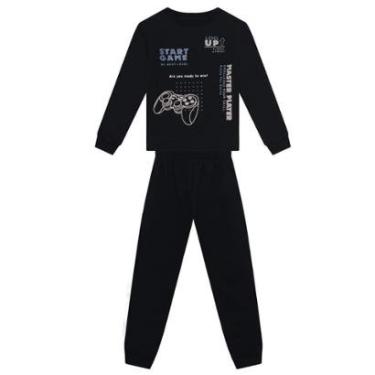 Imagem de Conjunto infantil menino gamer Brandili-Masculino