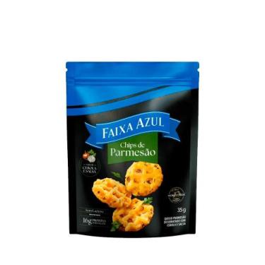 Imagem de Chips de Parmesão Sabor Cebola e Salsa Faixa Azul  35g