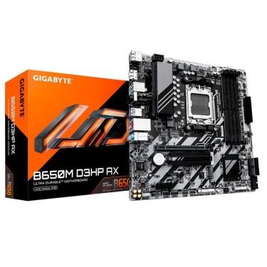 Imagem de Placa Mãe B650 D3HP AX Micro ATX Am5 Ddr5 Chipset Amd B650 com Vídeo Integrado Gigabyte