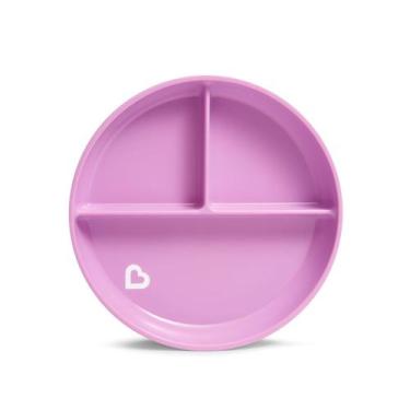Imagem de Prato Trein Infantil Com Ventosa E Divisórias Munchkin Roxo