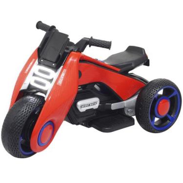 Imagem de Mini Moto Elétrica 6V Triciclo Futurista Criança Infantil Led Som Usb 