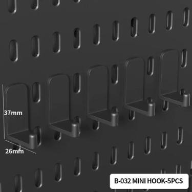 Imagem de Organizador De Mesa Decorativo Para Escritório Com Pegboard E Acessóri