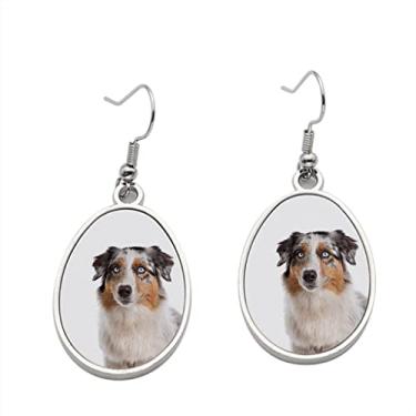 Imagem de Brinco de pastor australiano – Brincos com pingente de pastor para meninas – Presente de festa de aniversário dos namorados