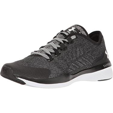 Imagem de Under Armour Feminino Sintético-E-Malha Ua Charged Push Tr Hypersplice Preto/Nublado 9 Preto/Cinza Nublado/Branco