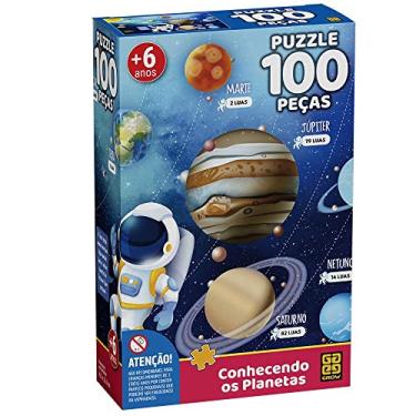 Imagem de Puzzle 100 peças Conhecendo os Planetas