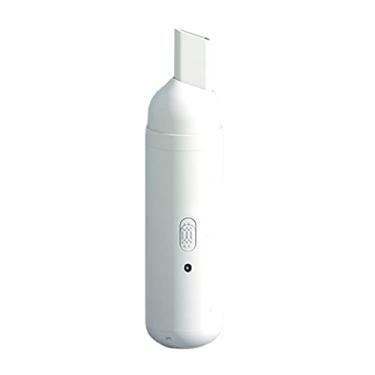 Imagem de Aspirador de Carro de Baixo Ruído Carregamento USB Mini Aspirador de Mão Sem Fio Aspirador de Mão Sem Fio Branco