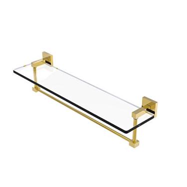 Imagem de Prateleira de vidro Allied Brass MT-1-22 TB Montero Collection 55 cm Vanity Integrada para toalhas, latão polido