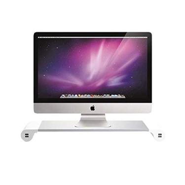 Imagem de TOKSHOP Suporte Monitor Para Mac Samsung Dell Entrada USB Alumínio