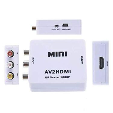 Imagem de Mini Adaptador Conversor de HDMI para Video Composto 3 RCA Av - M6628