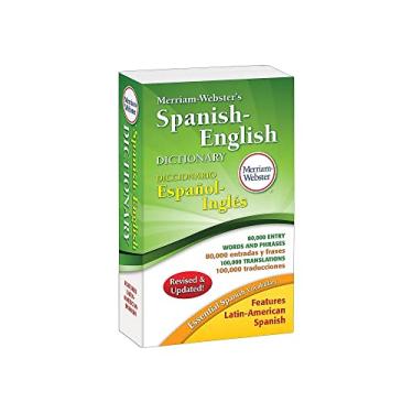 Imagem de Dicionário espanhol/inglês Merriam-Webster, 864 páginas