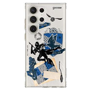 Imagem de Capa Anti Impacto Slim Air Gocase Compatível com Galaxy S23 Ultra (6.8 Pol) (Harry Potter - Corvinal Patches)