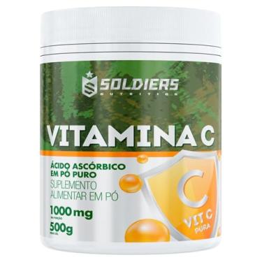 Imagem de Vitamina C - Ácido Ascóbico 500g - 100% Puro Importado - Soldiers Nutrition