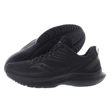 Imagem de Saucony Tênis de corrida feminino Kinvara 12, Preto/Preto/Preto, 6