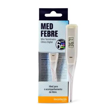 Imagem de Termômetro Clínico Incoterm Medfebre Digital Branco
