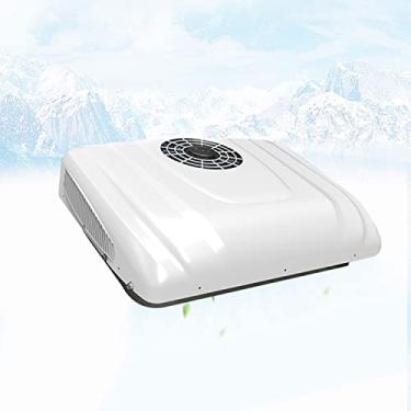 Imagem de Ar condicionado DC 12V elétrico para estacionamento ar condicionado adequado para caminhões, trailers, ônibus, carrinhas, etc., compressor de rolagem de refrigeração rápida