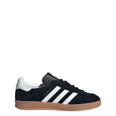 Imagem de adidas Gazelle Sapatos de interior para homem, preto, tamanho 36, Preto/branco/preto, 7