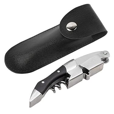 Imagem de Capa de couro para abridor de garrafas, bolsa de couro para abridor de vinho profissional de poliuretano para barman essencial para vinho