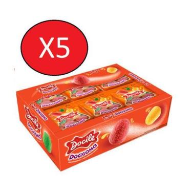 Imagem de Kit 5 Caixas Mini Goma Docigoma Frutas 25X18g - Docile