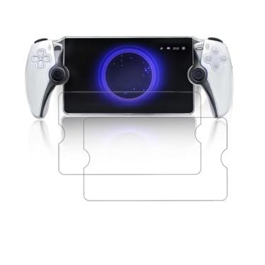 Imagem de VIESUP Protetor de tela para PlayStation Portal Remote Player 20.3 cm/Sony PlayStation 5 Portal PS 5, [2 unidades] Vidro temperado transparente ultra fino antiarranhões