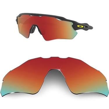 Imagem de HiCycle2 Lentes de reposição adequadas para óculos de sol Oakley Radar EV Path lentes polarizadas - várias cores, Vermelho, 55mm