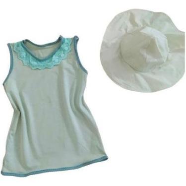 Imagem de Vestido Bebe 6 A 9 Meses Com Chapéu Roupa De Bebe Menina-Feminino