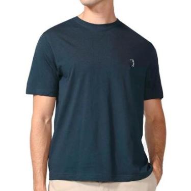 Imagem de Camiseta Aleatory Masculina Grey Icon Azul Marinho Oxford-Masculino