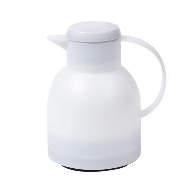 Imagem de Garrafa Térmica De 1 Litro Quick Press Samba Emsa Branca