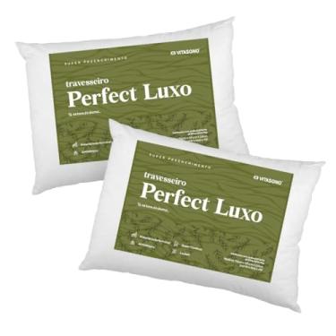 Imagem de Kit 2 Travesseiro Perfect Luxo - HOTEL 5 ESTRELAS TOQUE DE PLUMAS - Vitasono - O Conforto Premium dos Hotéis de Luxo