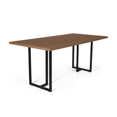 Imagem de Mesa De Jantar Retangular Industrial 6 Lugares 200x90cm Atos