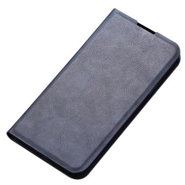 Imagem de POYUFRG Azul, 70 Pro, capa flip para Huawei Pura 70 Ultra/70 Pro/70 Pro+/70, capa de couro premium Business Slim com compartimento para cartão, capa protetora de corpo inteiro