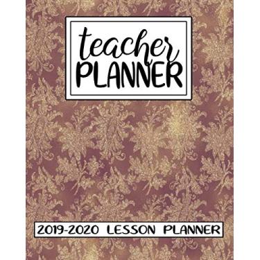 Imagem de Planner para professores 2019/2020 Planejador de aulas: Gold Blackberry Weekly and Monthly Teacher Planner e livro de registros | Plano de aula do ano acadêmico (agosto de 2019... 2020) | Presente