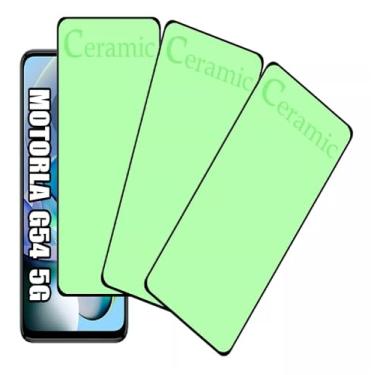 Imagem de 03x Películas Ceramica Clear HD 9D Para Motorola Moto G54 5g