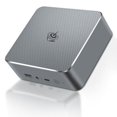 Imagem de Beelink Mini PC EQR6, AMD Ryzen 5 6600H (6C/12T, até 4,5GHz), mini computador com SSD NVMe de 16 GB DDR5/500 GB, suporta tela dupla 4K/WiFi6/BT5.2/USB3.2/LAN Gigabit dupla