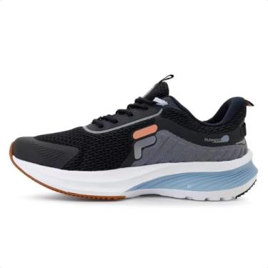 Imagem de Tenis Fila Progress Feminino,Preto/Azul Claro/Coral,38