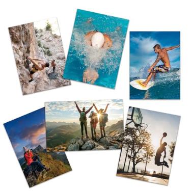 Imagem de XIAODAXIA Impressões de fotos personalizadas, presentes fotográficos personalizados, tamanho padrão brilhante - conjunto de 6,12,20 peças - Embrulho de presente sem moldura disponível (20,3 x 25,4 cm,