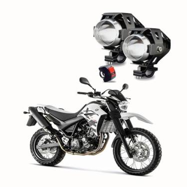 Imagem de Kit Led Farol de Milha Moto Yamaha XT660 R 2005 2006 2007 2008 2009 20