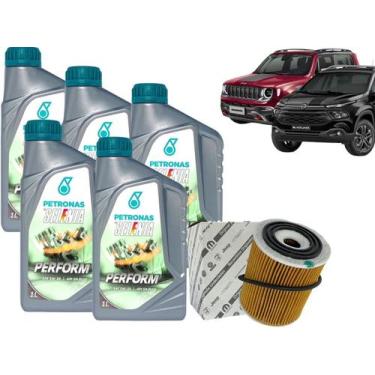 Imagem de Kit Troca Óleo Filtro Toro Renegade 1.8 16v Flex 2016 2017 2018 2019 2