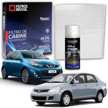 Imagem de Filtro de Cabine Ar Condicionado para Nissan March S SR SV SL Nissan V