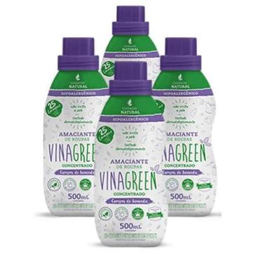 Imagem de Kit 6 Amaciante de Roupas Lavanda Concentrado 500ml Cada - Vinagreen