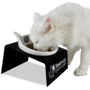 Imagem de Comedouro Pet para Gatos Snack Cat - Preto - CatMyPet