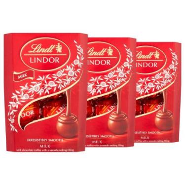 Imagem de Bombom De Chocolate Suiço, Lindt Lindor, 3 Caixas De 37G
