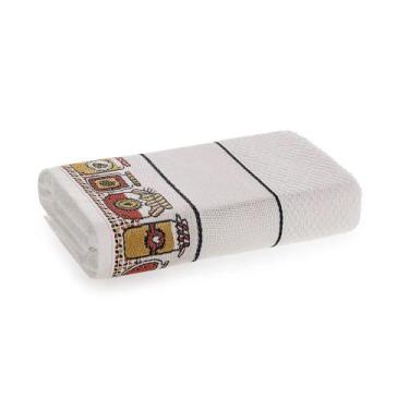 Imagem de Pano de Copa Karsten Felpudo Para Bordar Messina Caseirices, Branco, 4