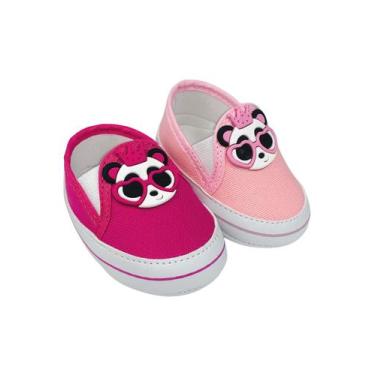 Imagem de Kit Com 2 Pares Sapatinho De Bebê Sapato De Bebê Direto Da Fabrica T51