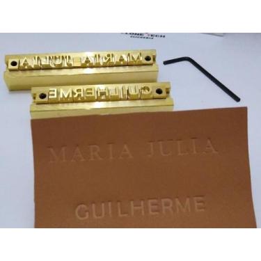 Imagem de Alfabeto 31 letras+ 1 Base Simples 80 mm Times New Roman - Clicheria C